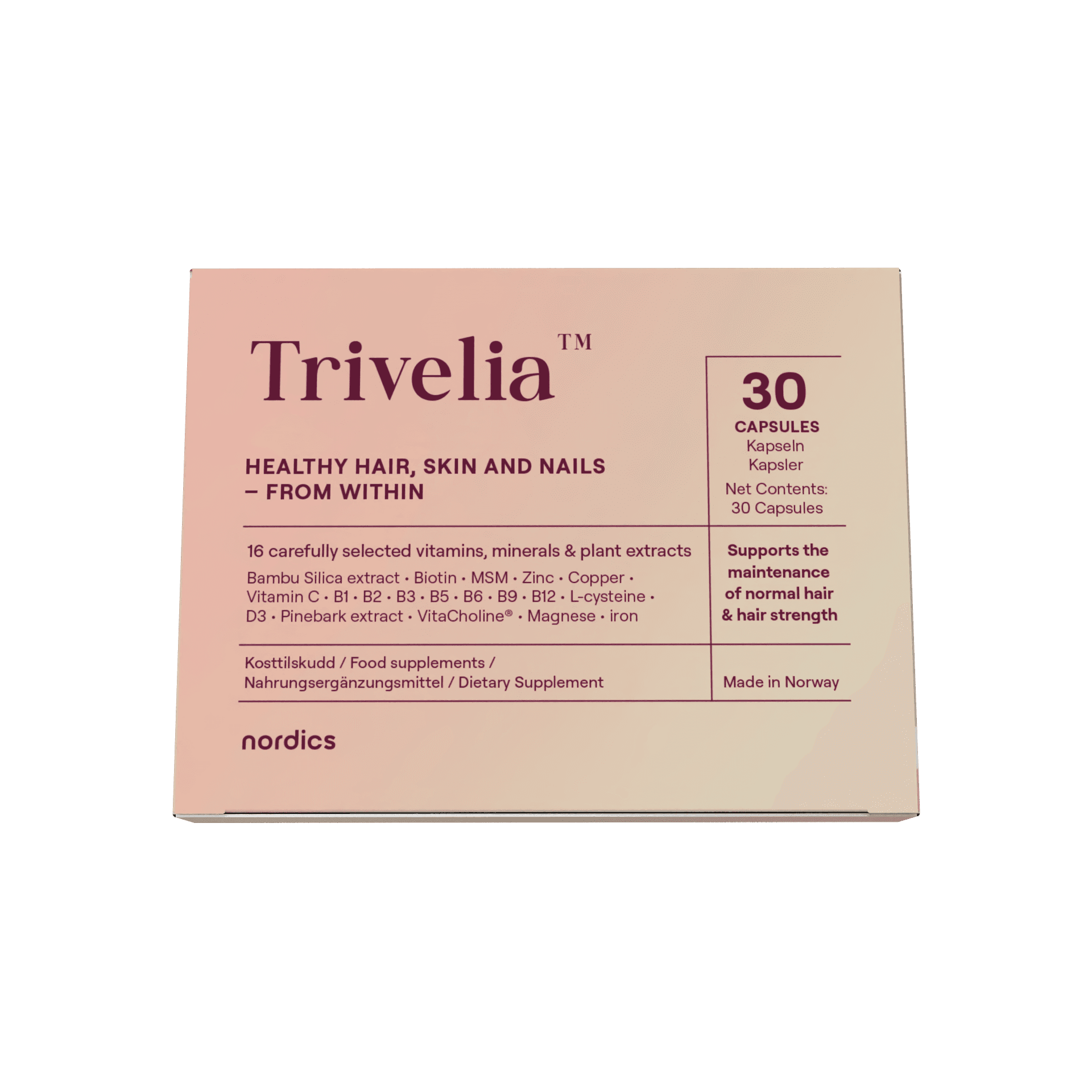 Trivelia Produktverpackung